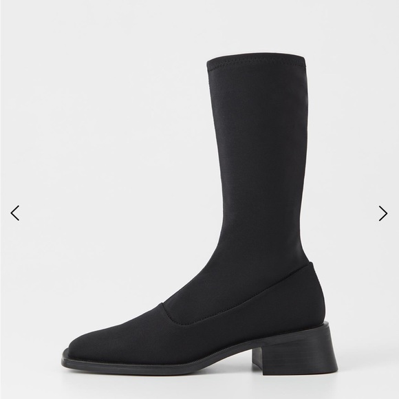 Vagabond Blanca Stretch Boot Black Size 36 - Picture 4 of 14